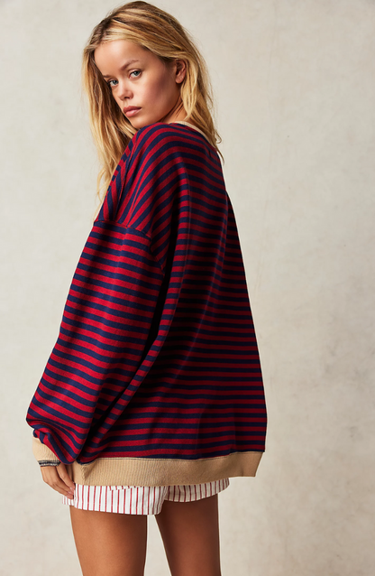 Lana | Striped Oversized Pullover