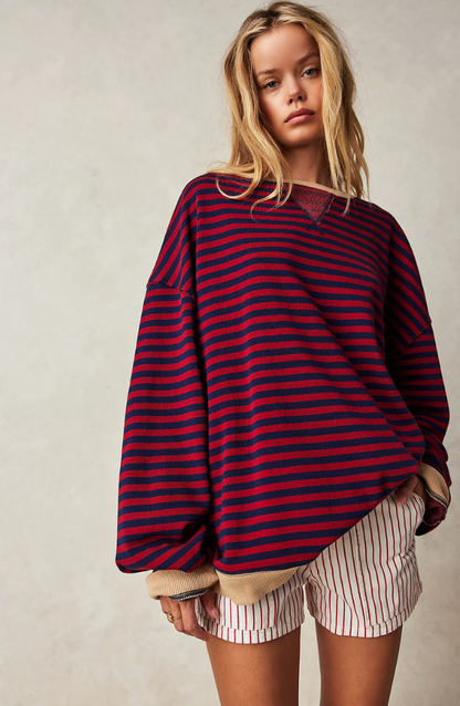 Lana | Striped Oversized Pullover