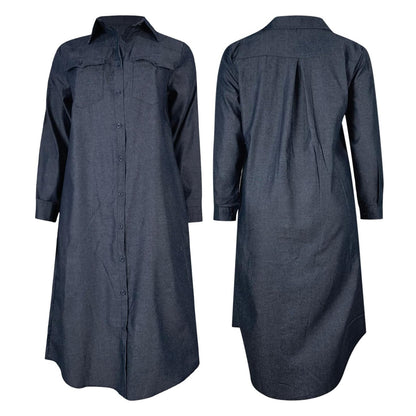 Senna™ Elegant Boho Denim Dress