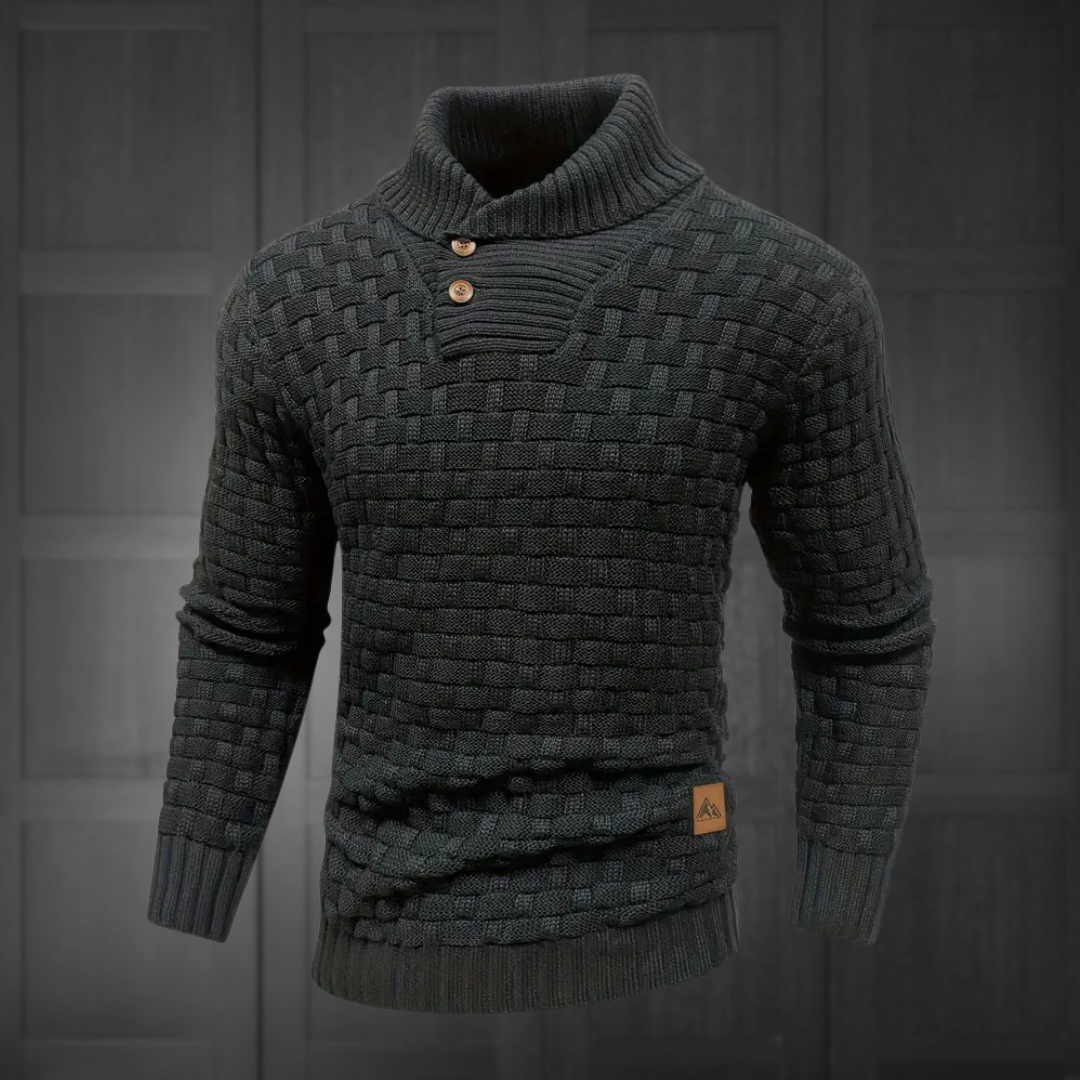 Owen™ | Men’s High-Stretch Waffle Knit Sweater