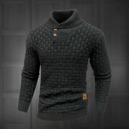 Owen™ | Men’s High-Stretch Waffle Knit Sweater