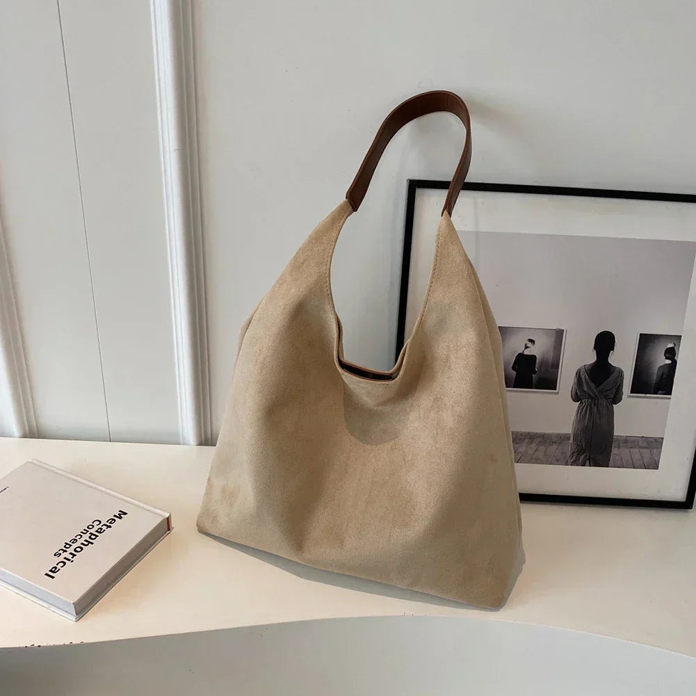 Genevieve | Suede Tote Bag