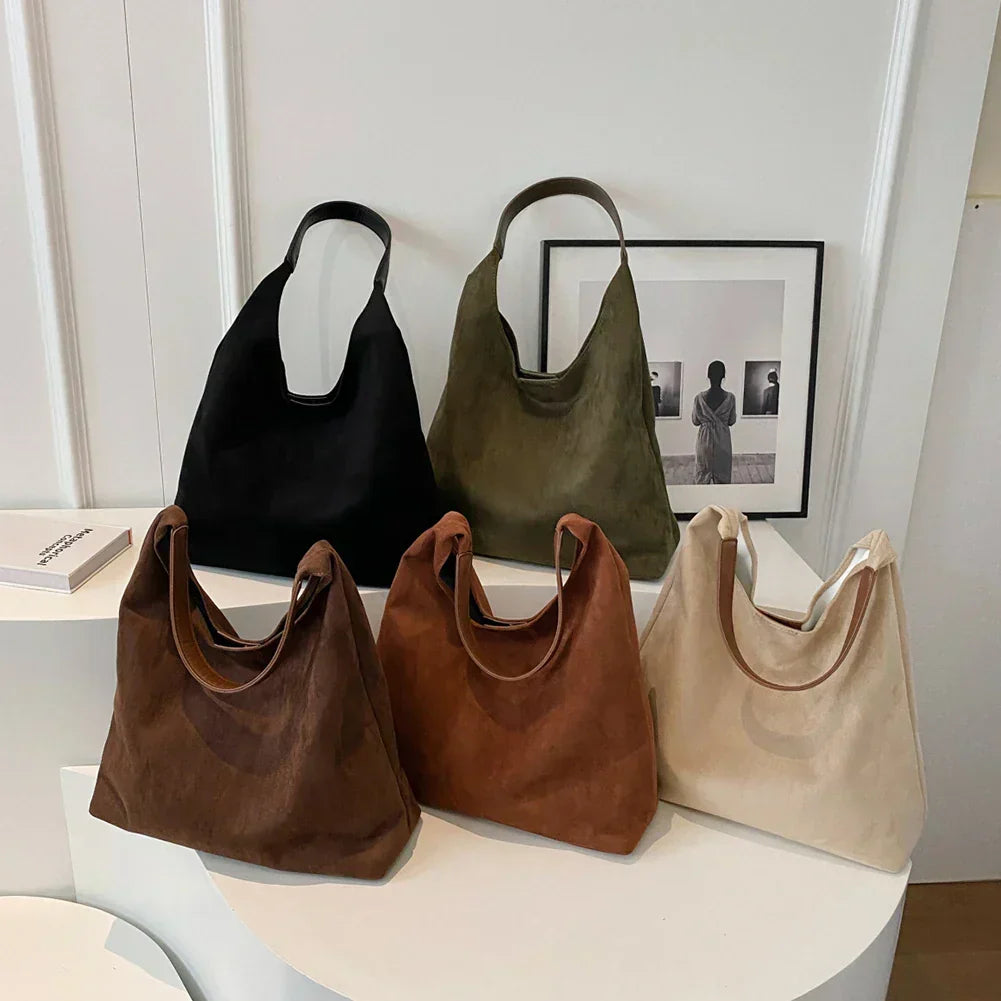 Genevieve | Suede Tote Bag