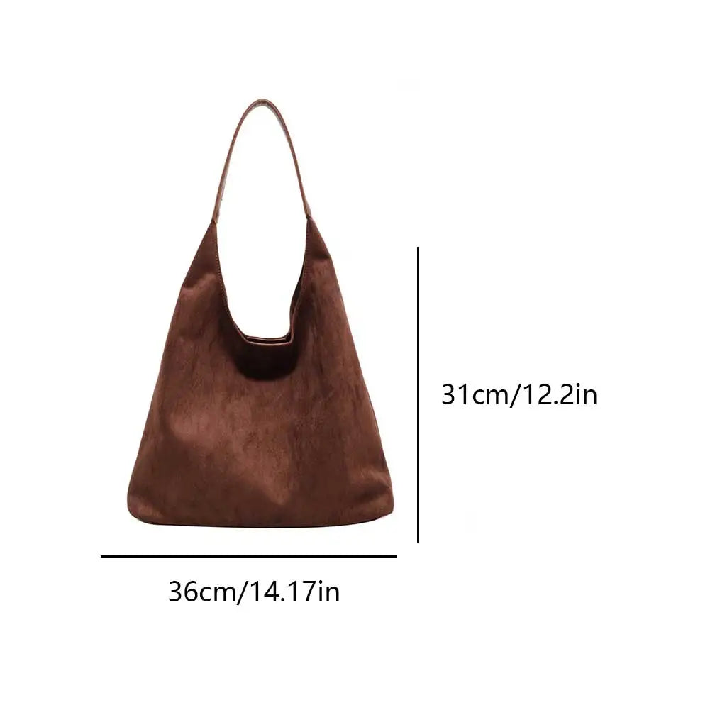 Genevieve | Suede Tote Bag