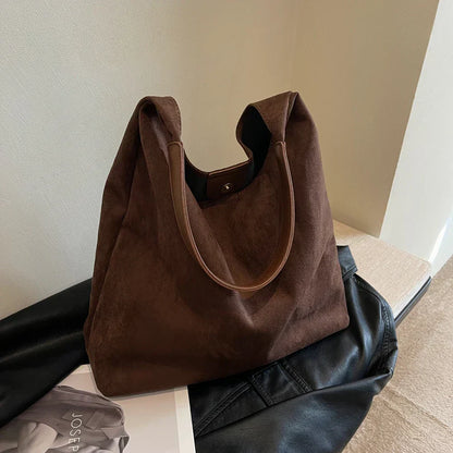 Genevieve | Suede Tote Bag