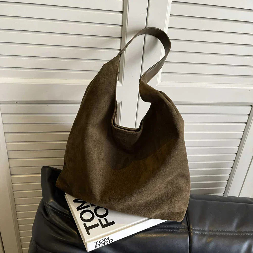 Genevieve | Suede Tote Bag