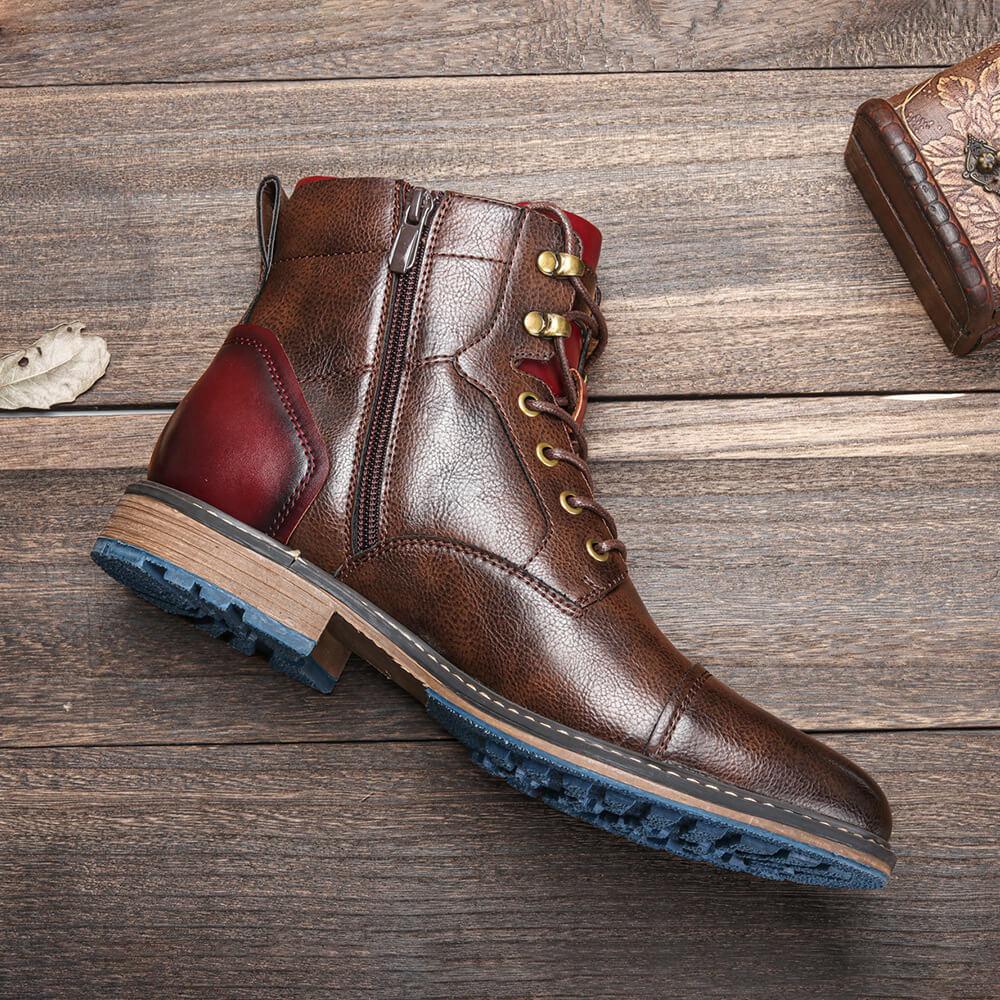 Reed - Men's Premium Handmade Leather Oxford Boots